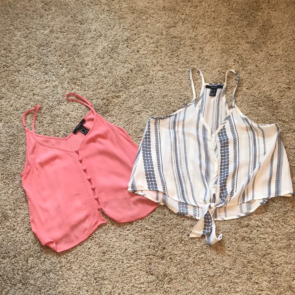 Forever 21 Tank Top / Crop Top Bundle Small